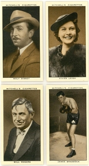 1936 Mitchell & Son "A Gallery of 1935" Complete Set (50) – Featuring Joe Louis, Walt Disney and Shirley Temple